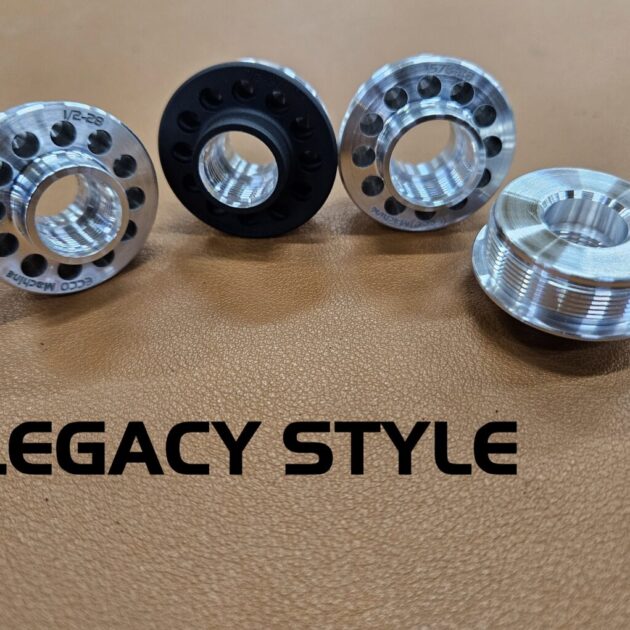 LEGACY 1.125-28 Alpha Ultralight Aluminum Direct Thread Mounts